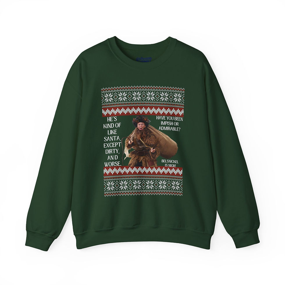Thumbnail: Belsnickel Christmas Party Unisex Cozy Christmas Holiday Sweatshirt 