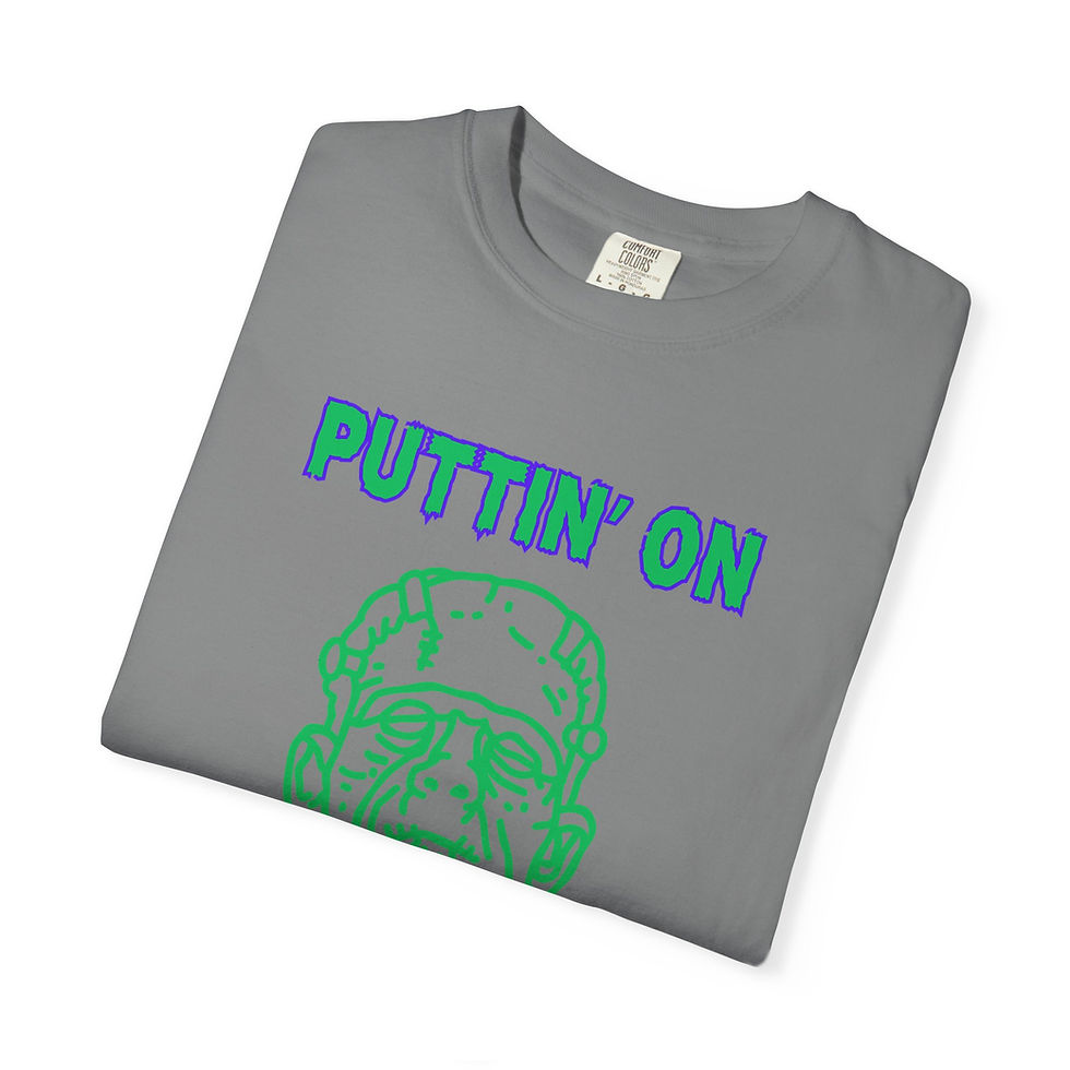 Thumbnail: Puttin' On The Ritz Frankenstein's Monster Unisex Halloween T-shirt