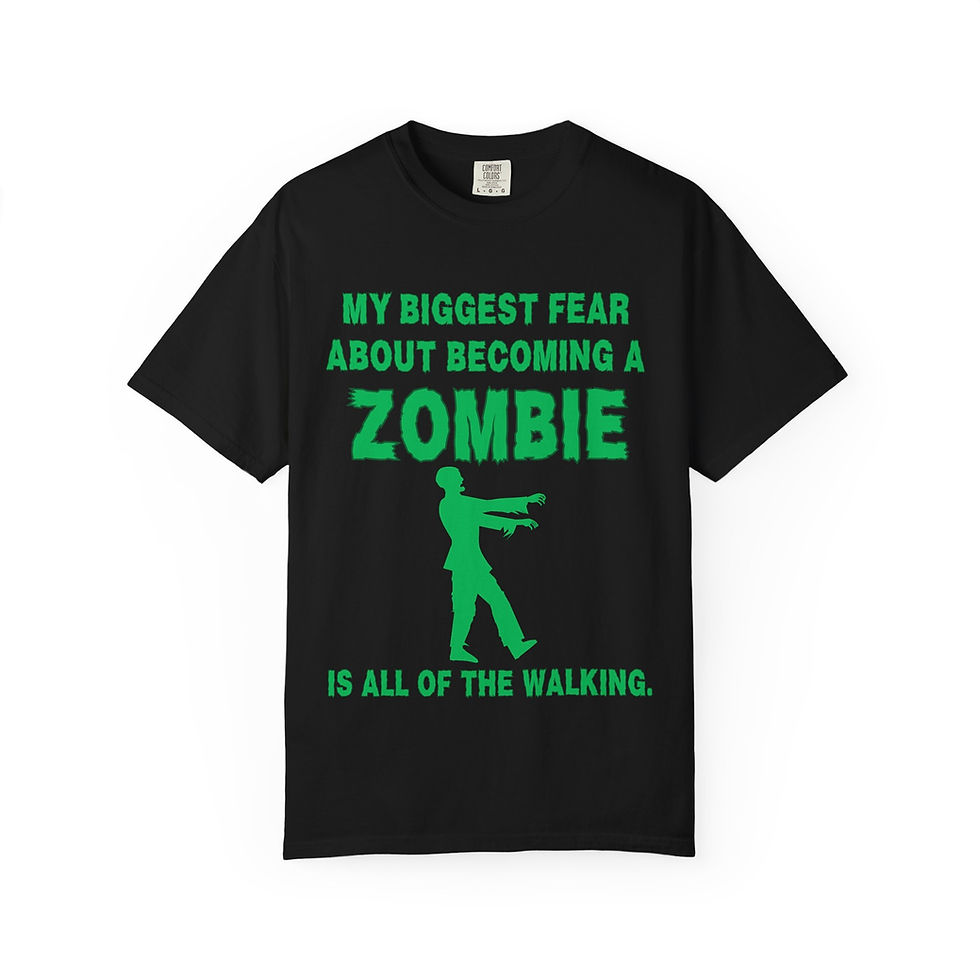 Thumbnail: My Biggest Fear About Becoming a Zombie Unisex T-shirt, Funny Halloween T-shirt