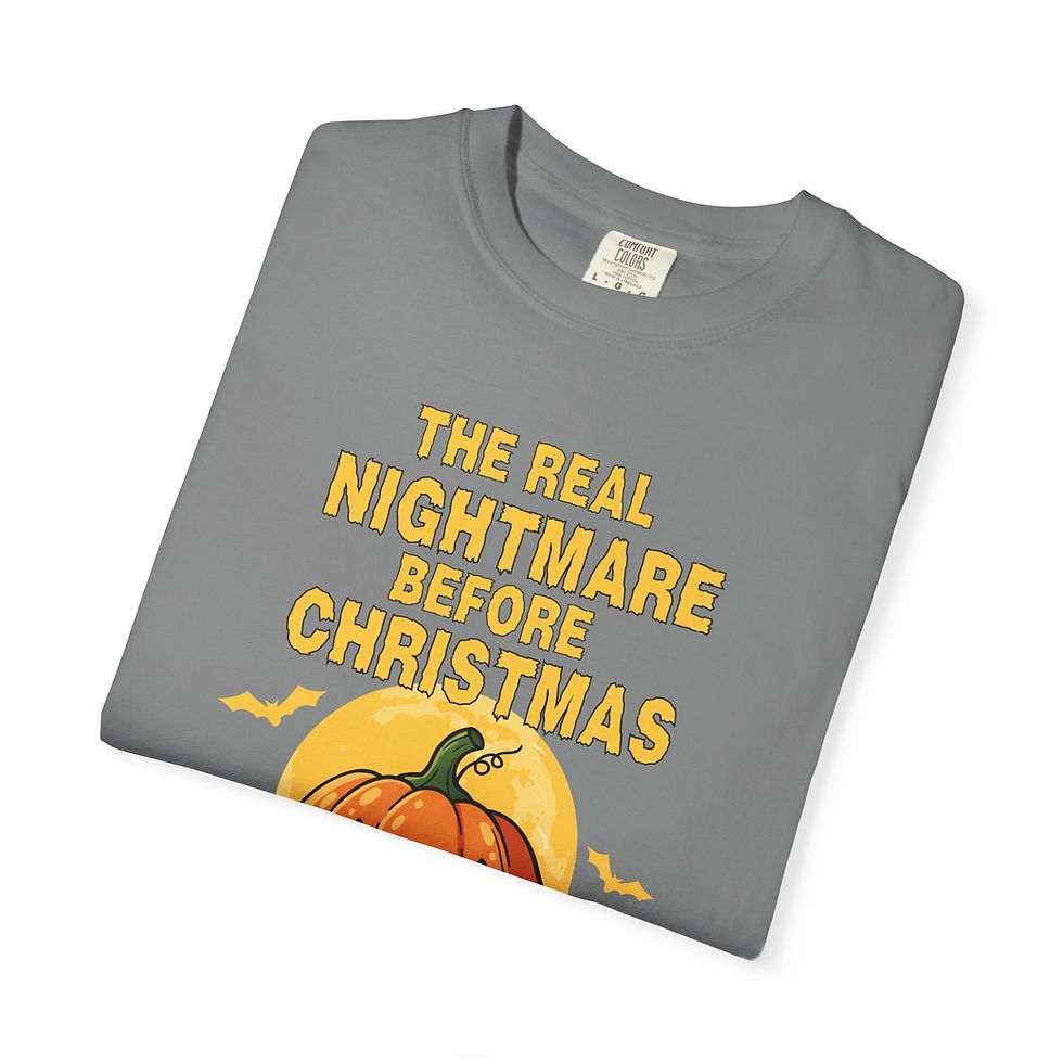 Thumbnail: The Real Nightmare Before Christmas Is My Family Group Chat Unisex T-shirt