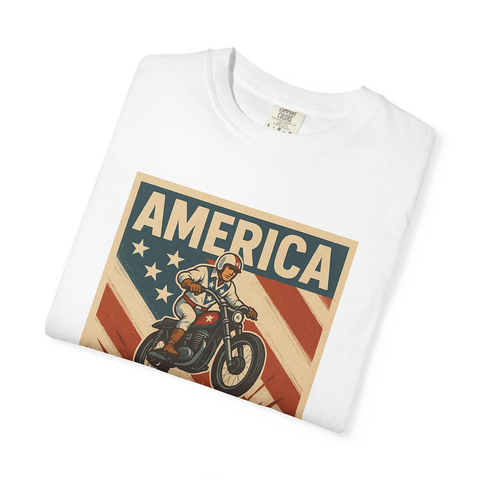 Thumbnail: American Stuntman Unisex Fourth of July Party T-Shirt