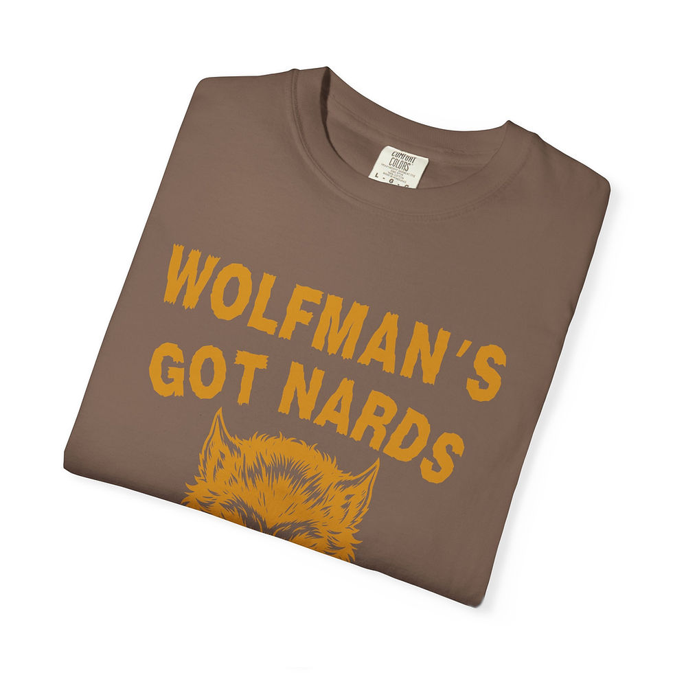 Thumbnail: Wolfman's Got Nards Unisex Halloween T-shirt, 1980s Nostalgia Funny Movie Tee