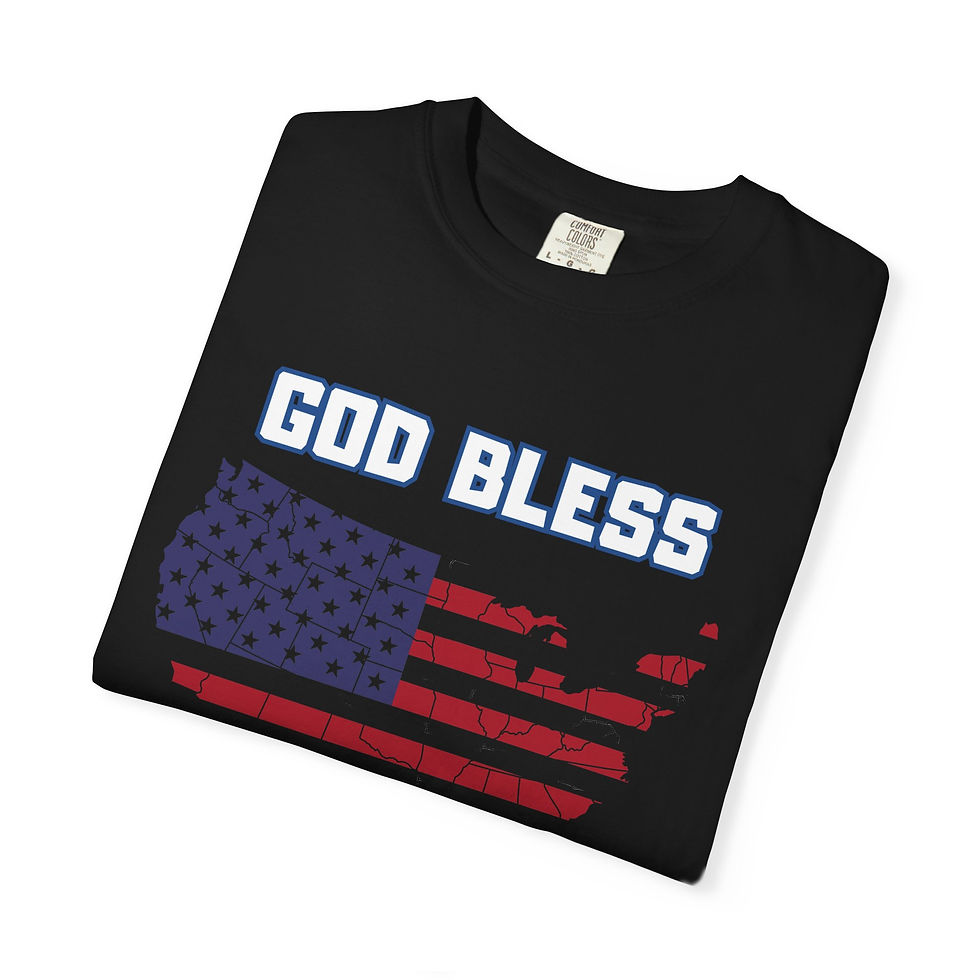 Thumbnail: God Bless This Mess Funny Unisex Fourth of July Party T-Shirt