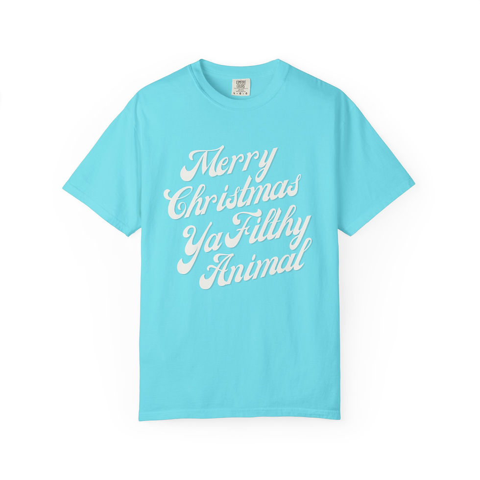 Thumbnail: Merry Christmas Ya Filthy Animal, Funny Festive Unisex Christmas Party Tee