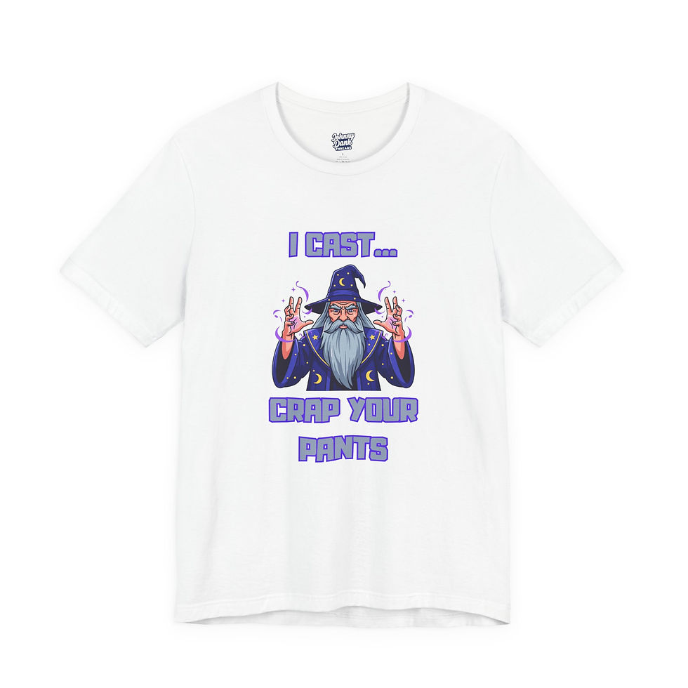 Thumbnail: I Cast Crap Your Pants Funny Wizard Meme Unisex T-Shirt