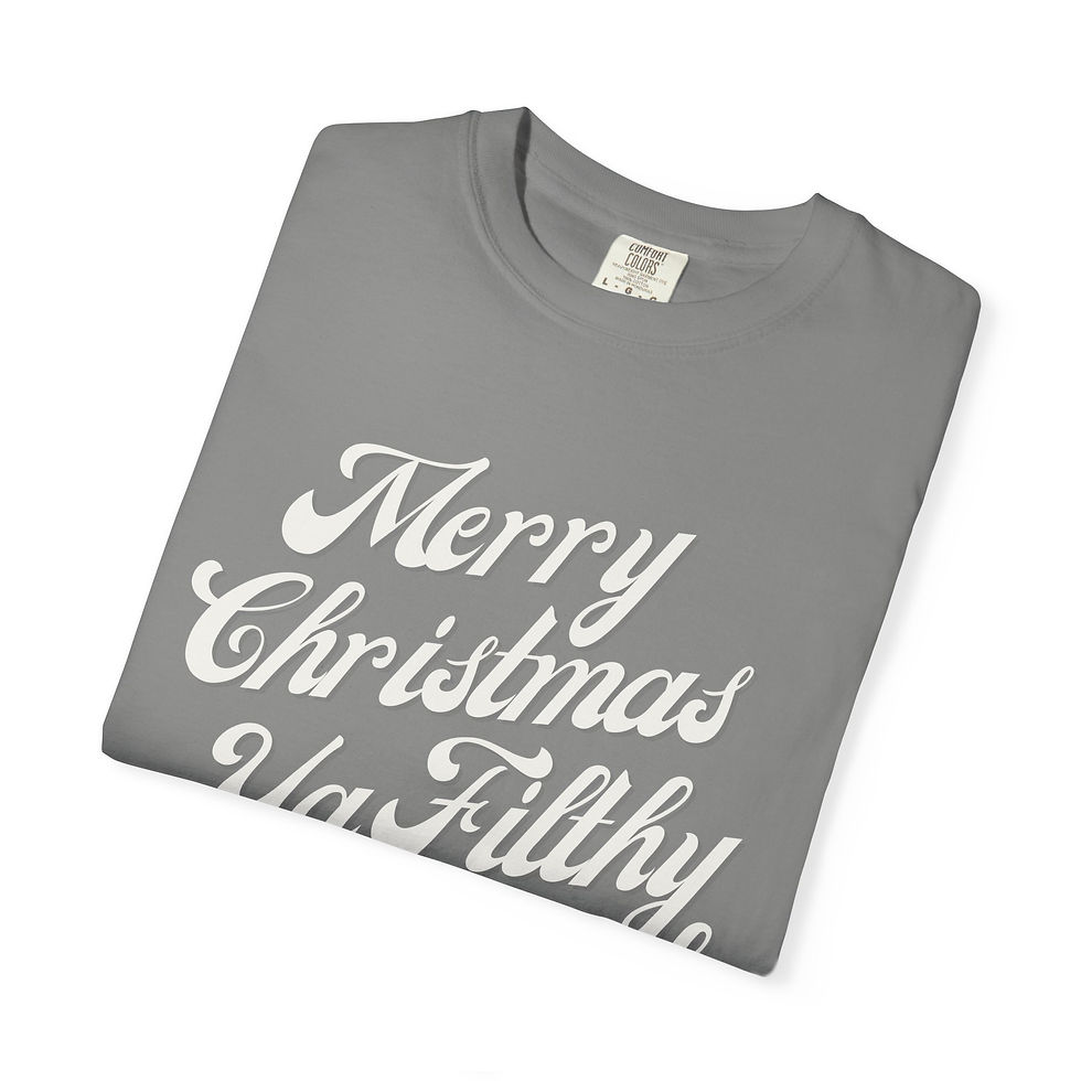 Thumbnail: Merry Christmas Ya Filthy Animal, Funny Festive Unisex Christmas Party Tee