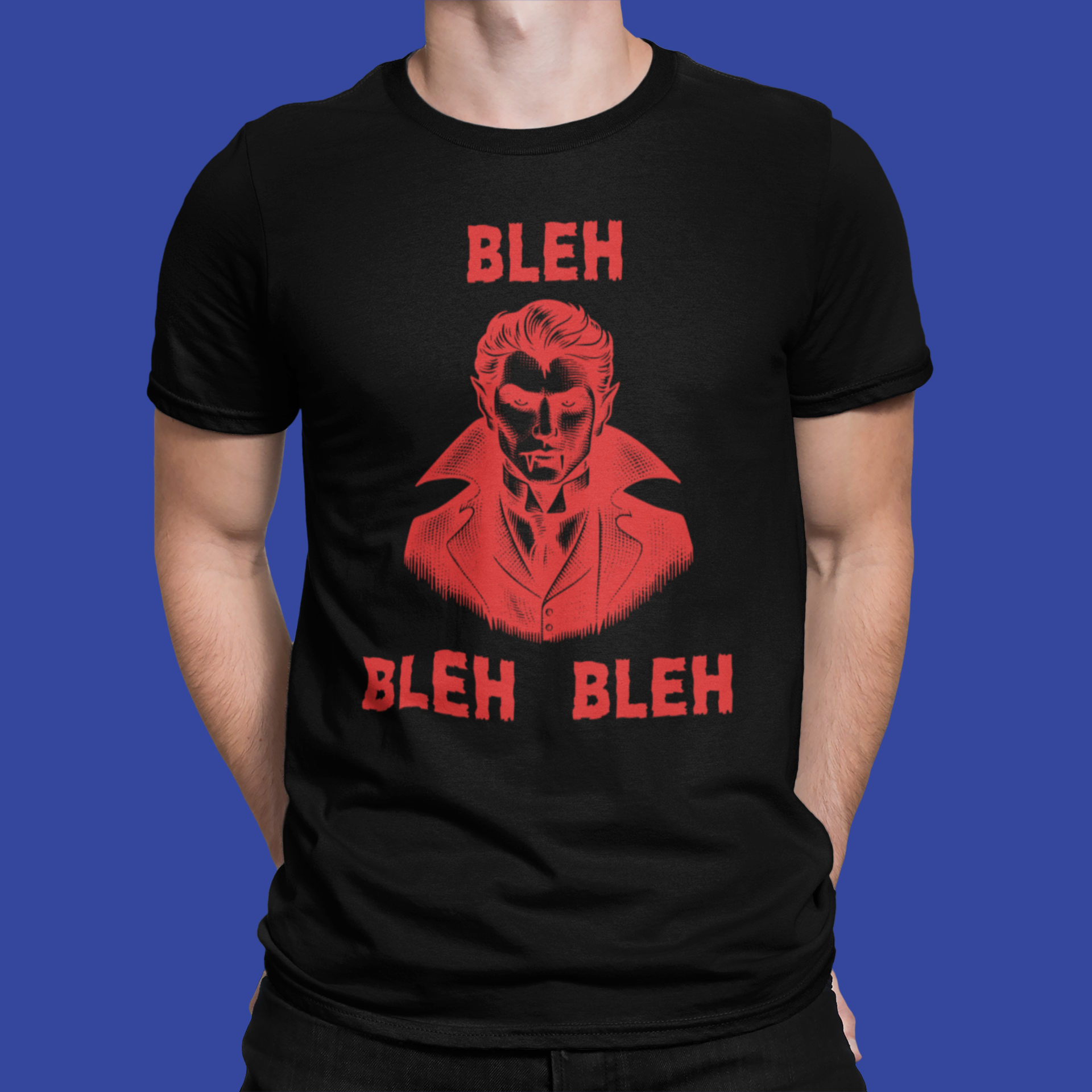 Bleh Bleh Bleh Dracula Unisex Halloween T-shirt