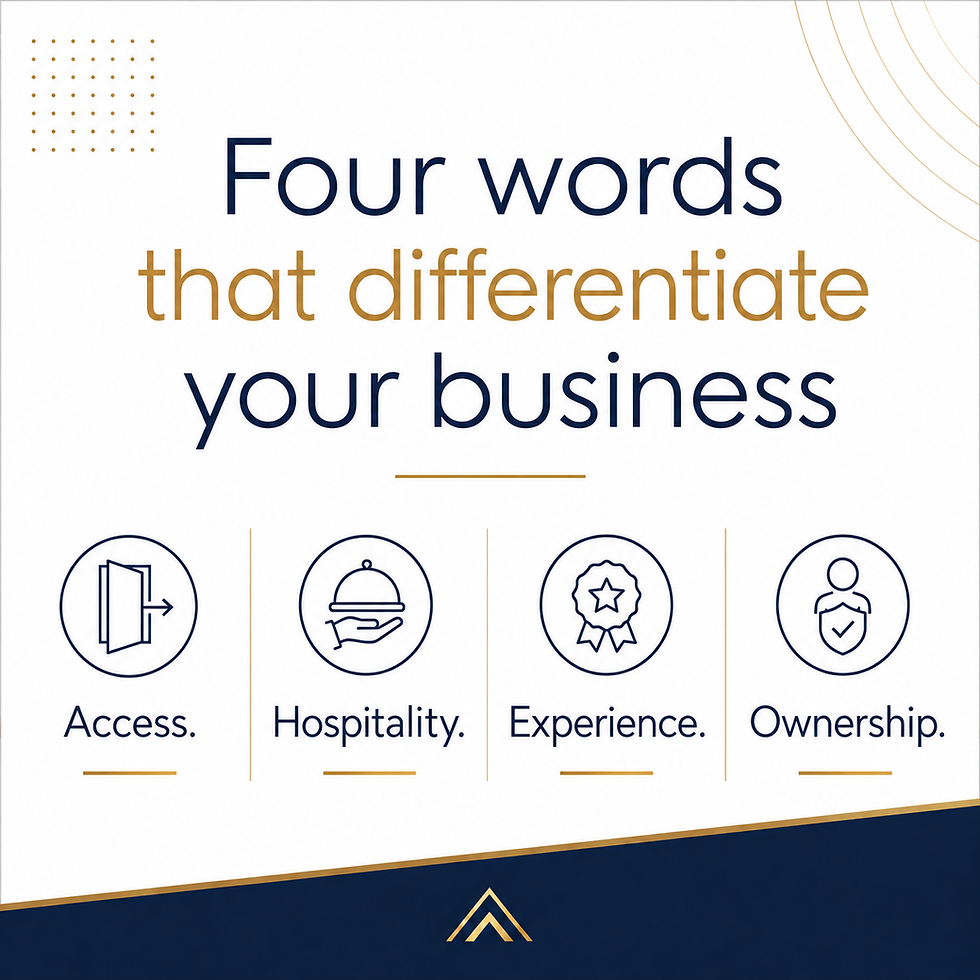 Four words that differentiate your business