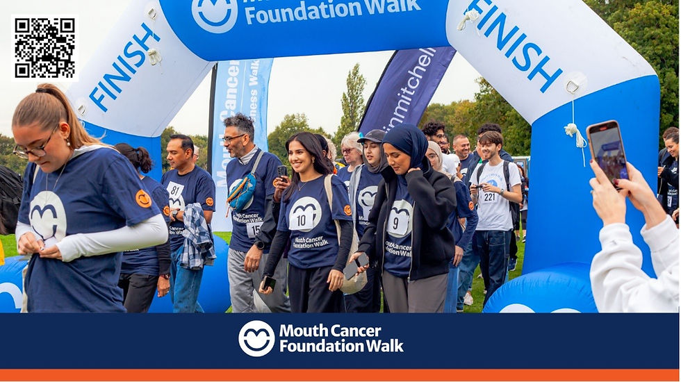 MOUTH CANCER FOUNDATION AWARENESS WALKS - 2026 WALK. RAISE AWARENESS. SUPPORT. SAVE LIVES!