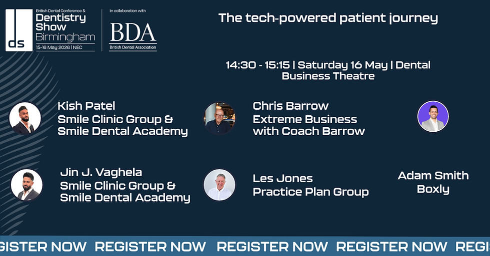 Why I’ll be at The Dentistry Show on 16 May, and why I think this panel matters