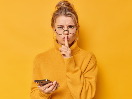 On there being times when it is better to keep your mouth shut