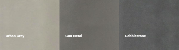 GFRC panel color swatches.