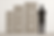 GFRC panel size chart showing 1x6, 2x6, and 3x6 foot panels next to a human silhouette for scale.