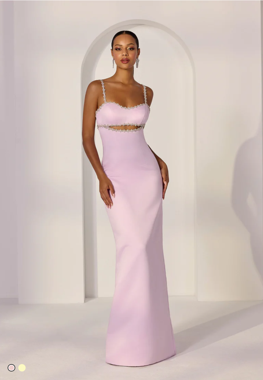 Pink sparkling prom and grad dresses from the gown collection carousel at Your Wedding Place