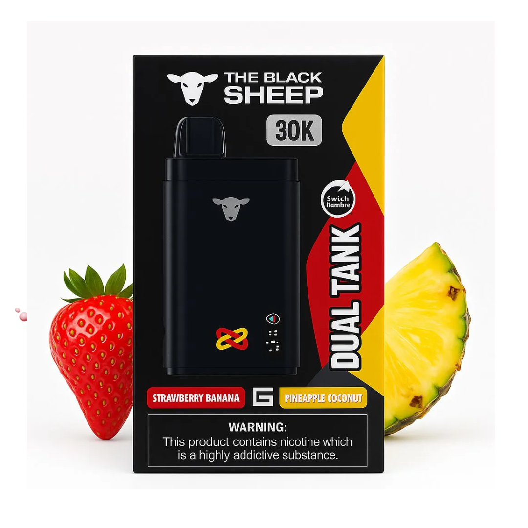 BlackSheep Vape 30k STRAWBERRY BANANA / PINEAPPLE COCONUT [26ml 5%nic]