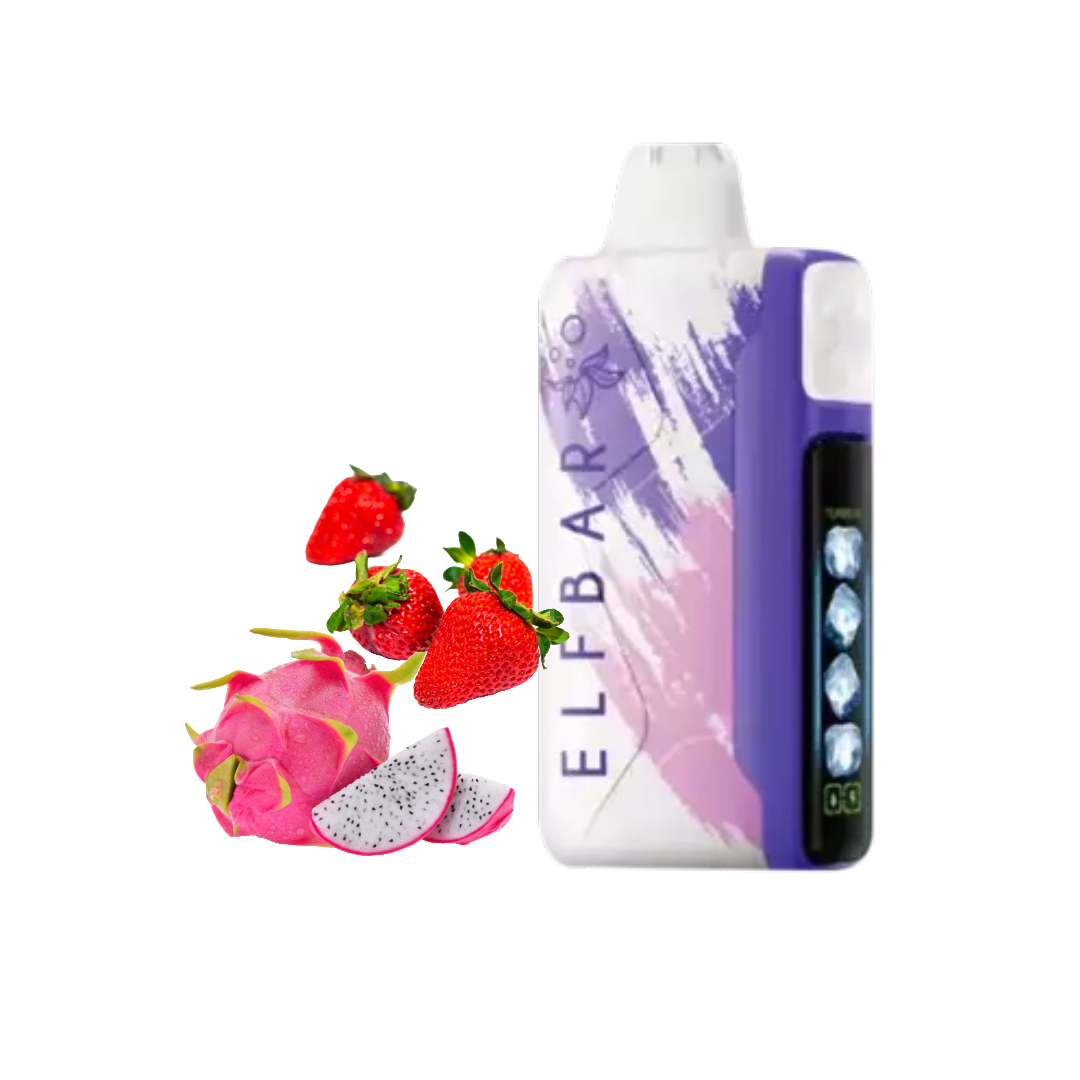ElfBar Vape IceKing 40k SOUR STRAWBERRY DRAGONFRUIT [20ml 5%nic]
