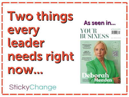 Two things every leader needs right now