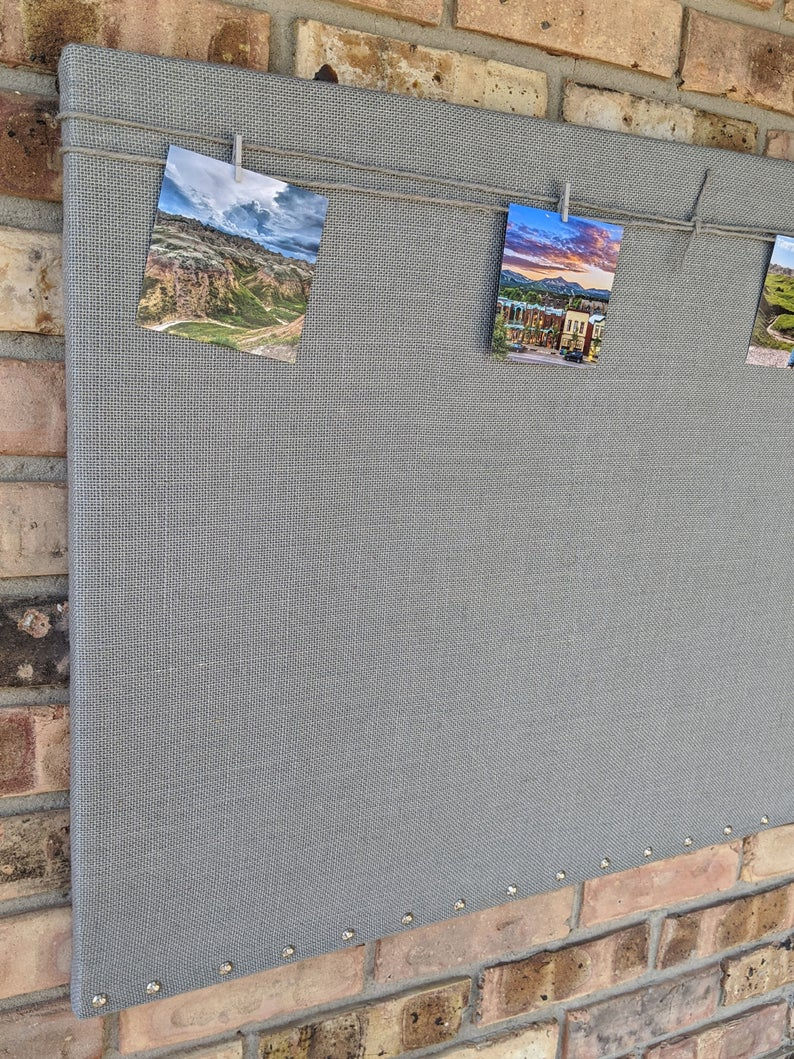 Thumbnail: Large 24" x 36" Dark Gray MAGNETIC Board, Pin Board, Home Office