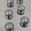 Thumbnail: Strong Brushed Nickel Nail Head Magnets for Magnetic Boards, Refrigerator Magnet
