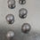Thumbnail: Strong Brushed Nickel Nail Head Magnets for Magnetic Boards, Refrigerator Magnet