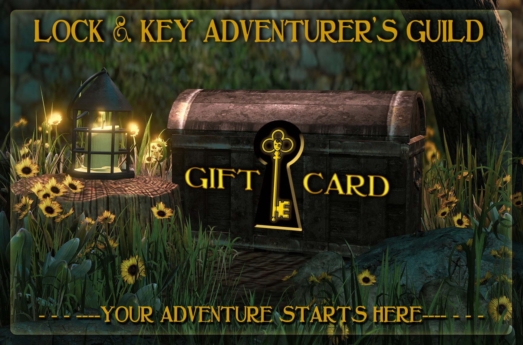 GIFT CARDS | Lock & Key Guild