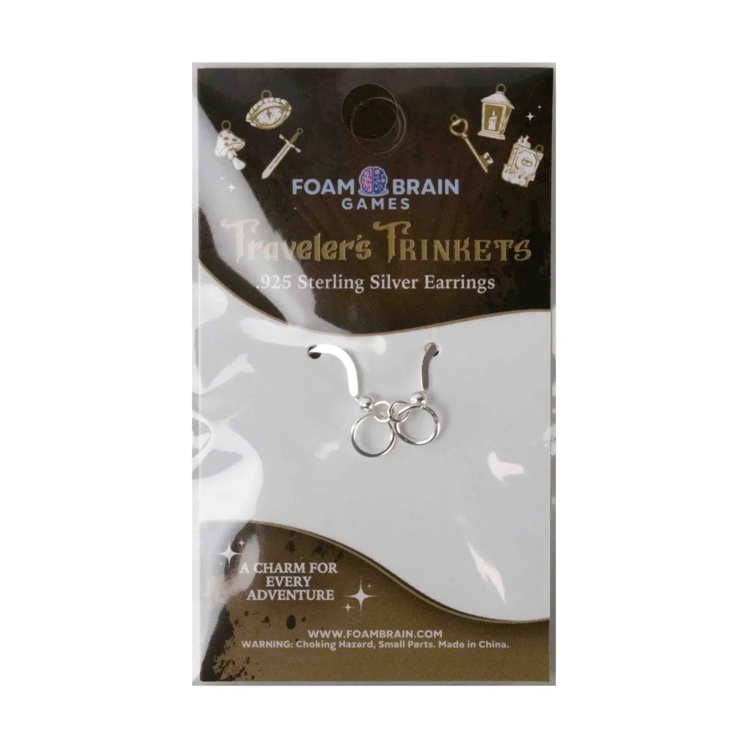 .925 Sterling Silver Earrings/Traveler's Trinkets