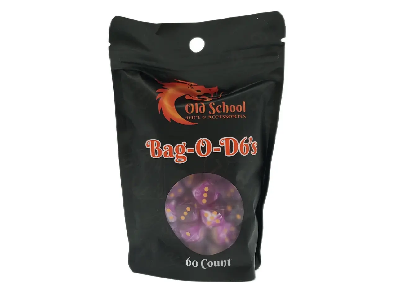 Vorpal - Purple & White/Bag-O-D6's