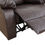 縮圖：TrumanPick Manual Recliner Chair, Overstuffed reclining chair Home Theater，Brown