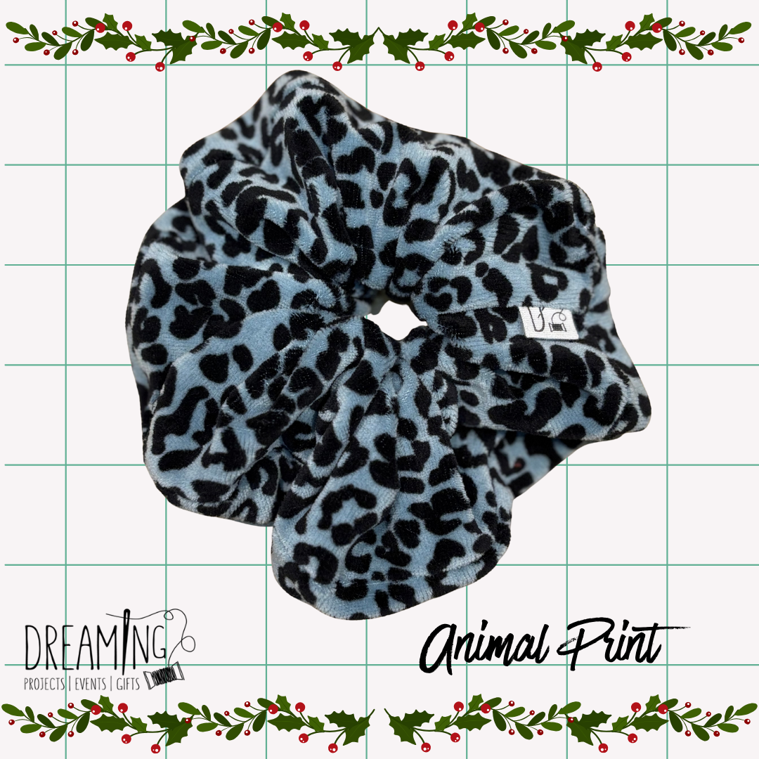 Xmas Scrunchie Animal Print