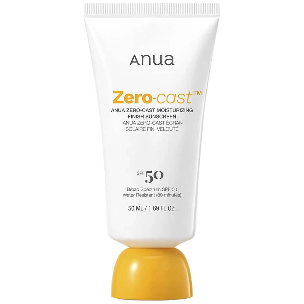 Anua Zero-Cast Moisturizing Finish Sunscreen SPF50+ PA++++ 50 ml