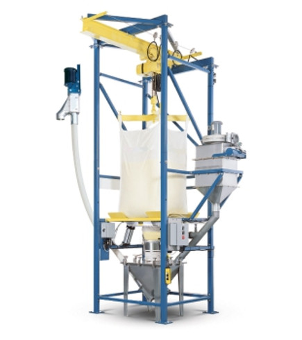 Bulk bag loading and unloading system for industrial material handling by ProQuip Solutions Pvt. Ltd.