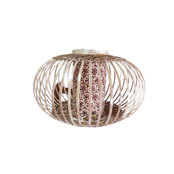 Handmade rattan hanging lamp from Bali