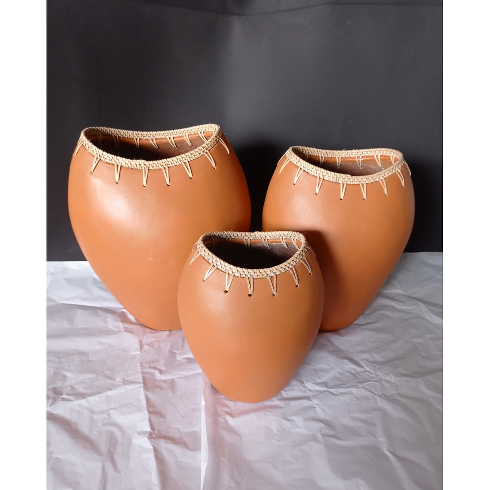 Miniature : Vase With Rottan