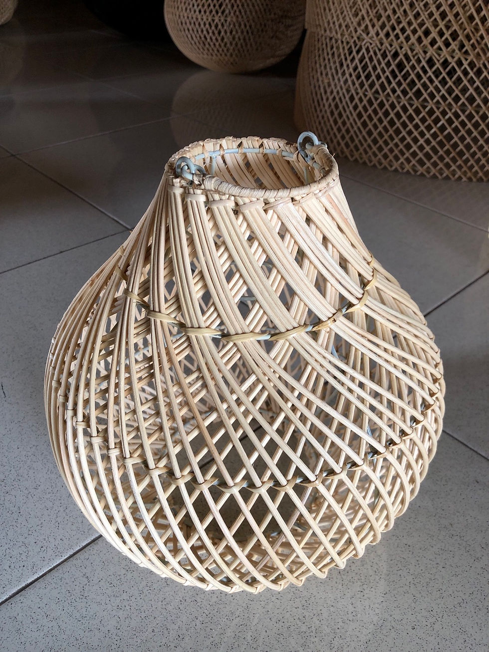 Thumbnail: Small rattan lamp