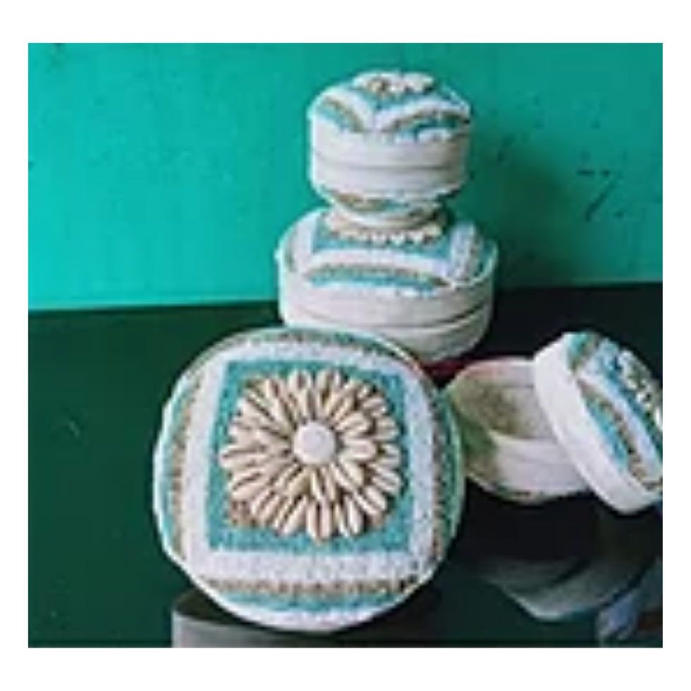 Miniature : Mini Bali Box With Sea Shells