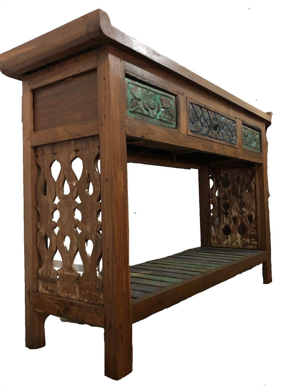 Thumbnail: Wooden console table