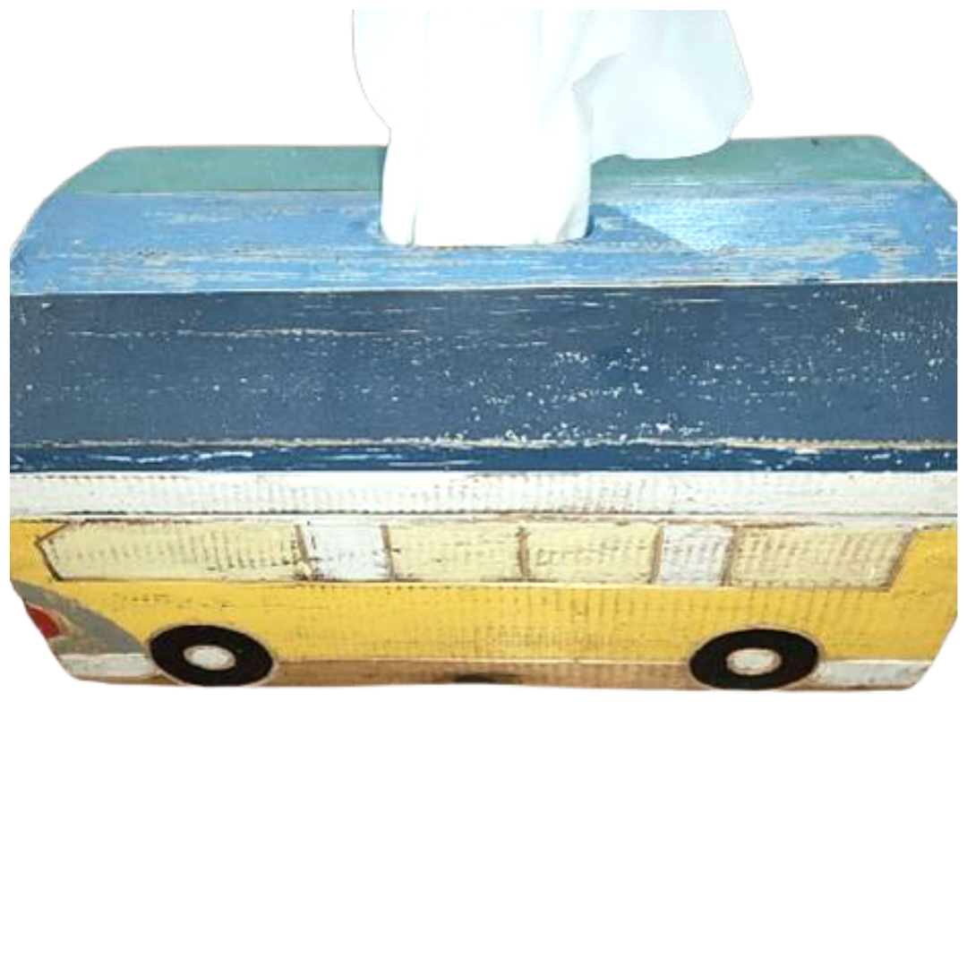 Tissue Wooden Car