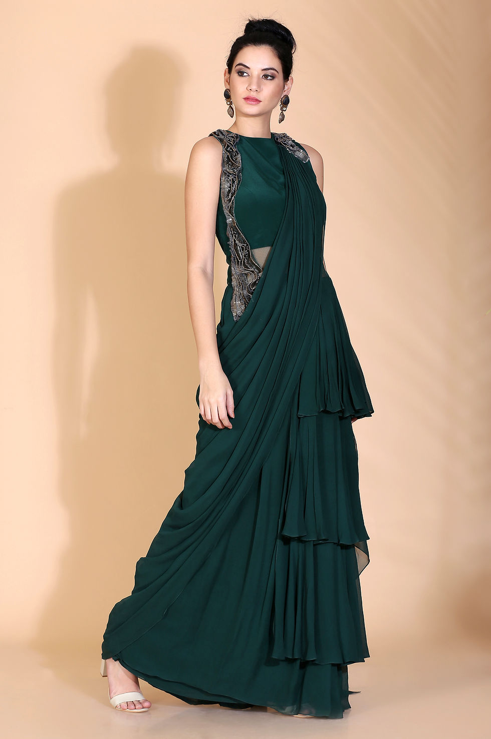 Thumbnail: Frill Drape Saree