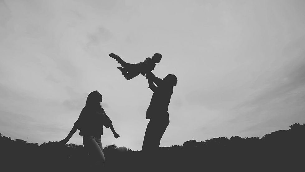Family having fun
