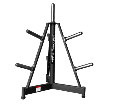 Professional 6-peg vertical Olympic weight plate tree - Bharat Fitness Siliguri