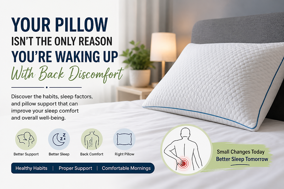 Back Support Pillow for Sleep
