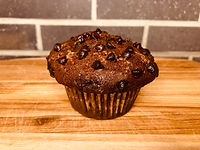 チーズケーキ入りダブルチョコレートマフィン