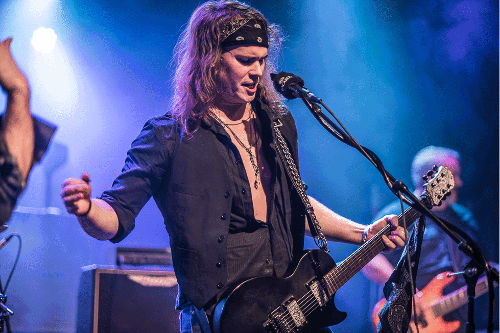 rock guitarist gif