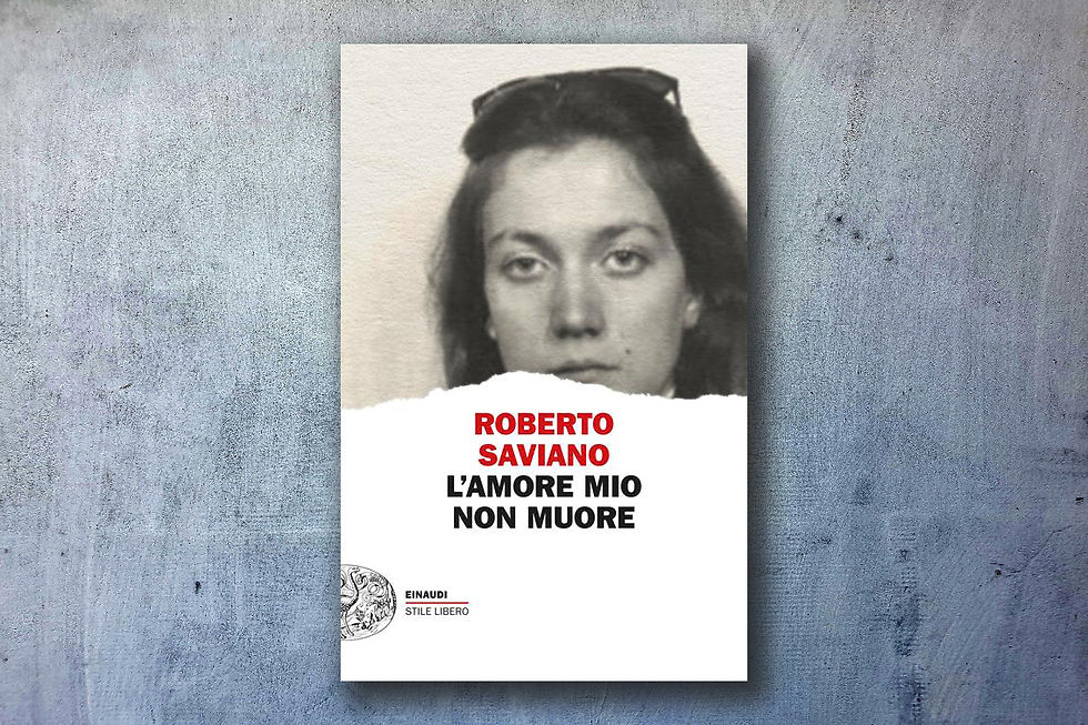 libro L'amore mio non muore di Roberto Saviano