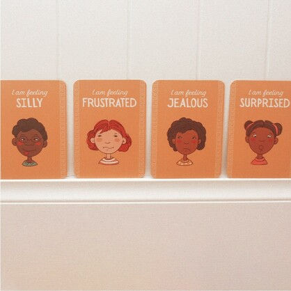 Thumbnail: Kids Emotions Flash Cards – Help Children Navigate Big Feelings & Name Emotions