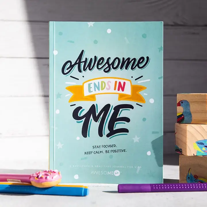 Thumbnail: Kids Resilience & Gratitude Journal – Awesome Ends in Me, Daily Mindset Journal