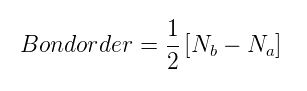 Bond Order Formula