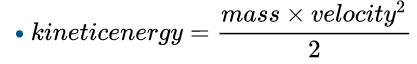 Kinetic energy