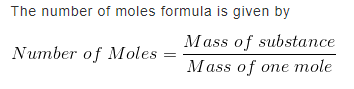 Number of Moles Formula