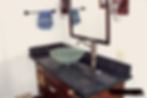 Bathroom vanity and sink